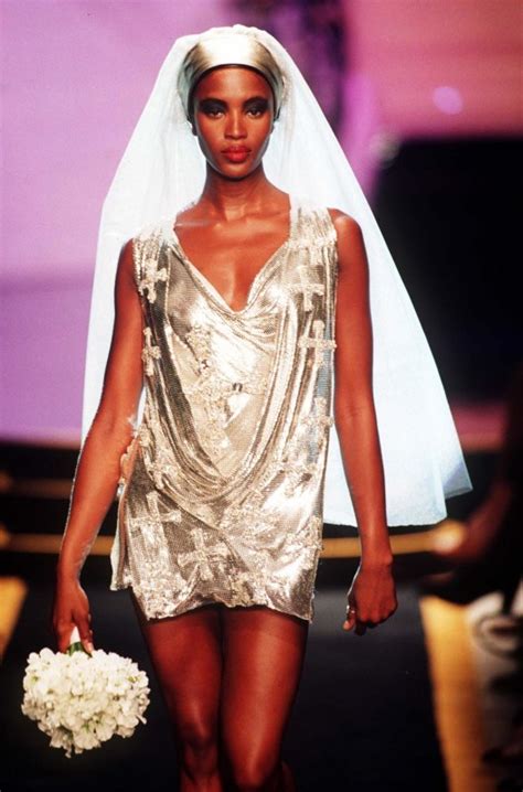 naomi campbell versace wedding dress|kendall jenner versace.